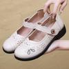Comfortable Ladies and Mothers Shoe Summer Flat-bottomed Hollow Soft-soled Sandals for Middle-aged and Elderly People