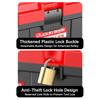 Auto Tool Stackable Case Portable Lockable Heavy Duty Steel Tool Box Rolling Chest Tool Storage Organizer Garage Workshop Home