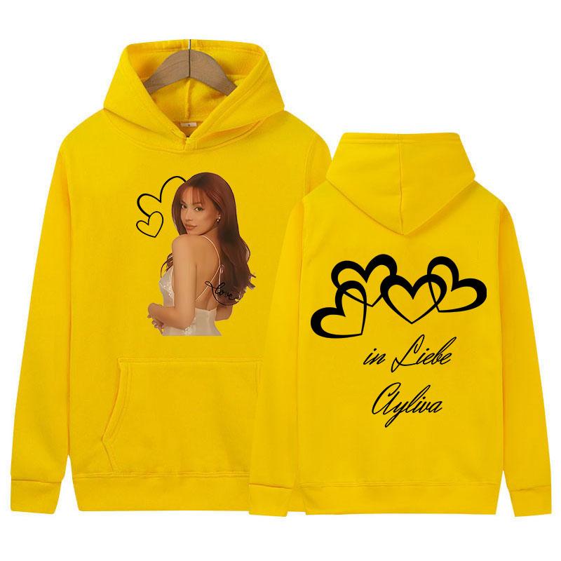 Singer Die Ayliva Tour New Hoodie Men Women Casual Fashion Oversized Sweatshirt Retro Long Sleeve Fashion Hooded Streetwear