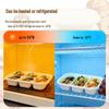 Biodegradable Corn Starch 6-Compartment Disposable Lunch Box