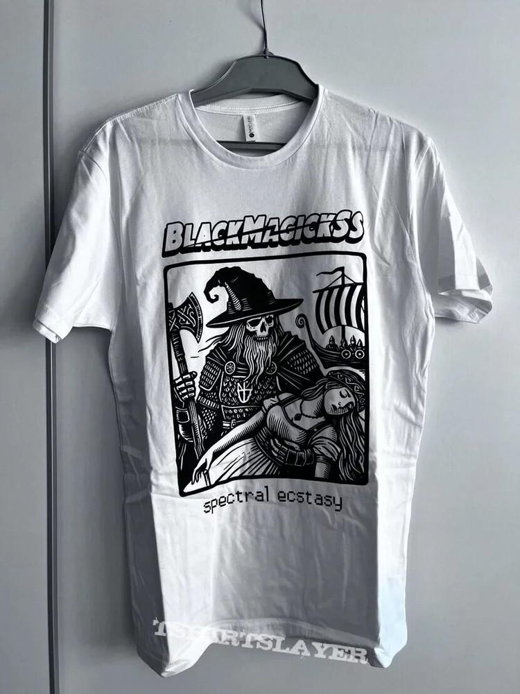 Черная магия ss Спектральный Экстаз короткий рукав белая футболка Унисекс футболка XXXXL