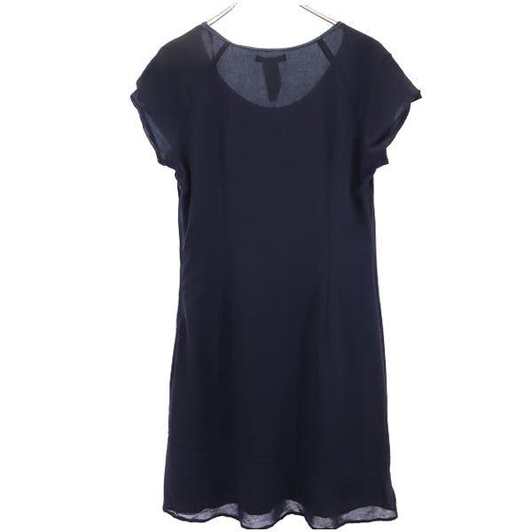JIL SANDER Made in Italy wool Short sleeve one piece 40 Side zip Women Used