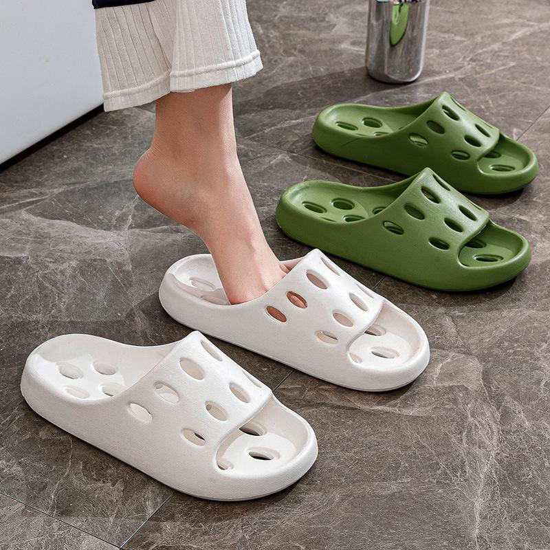 Women's Quick-Drying Non-Slip Slippers - Thick Sole Bathroom and Home Shoes for Couples, 2025 Design
