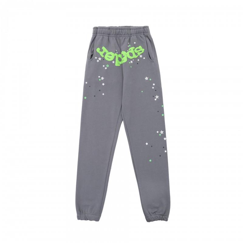 Sp5der Mikina Oversized Bavlněný Pulovr S Pěnovým Potiskem Písmen Unisex Streetwear Mikina Pro Teenagery Dospělé
