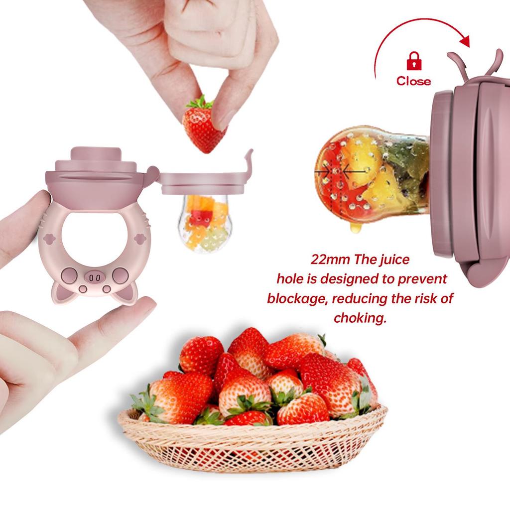 Silicone Baby Fruit Feeder & Teether