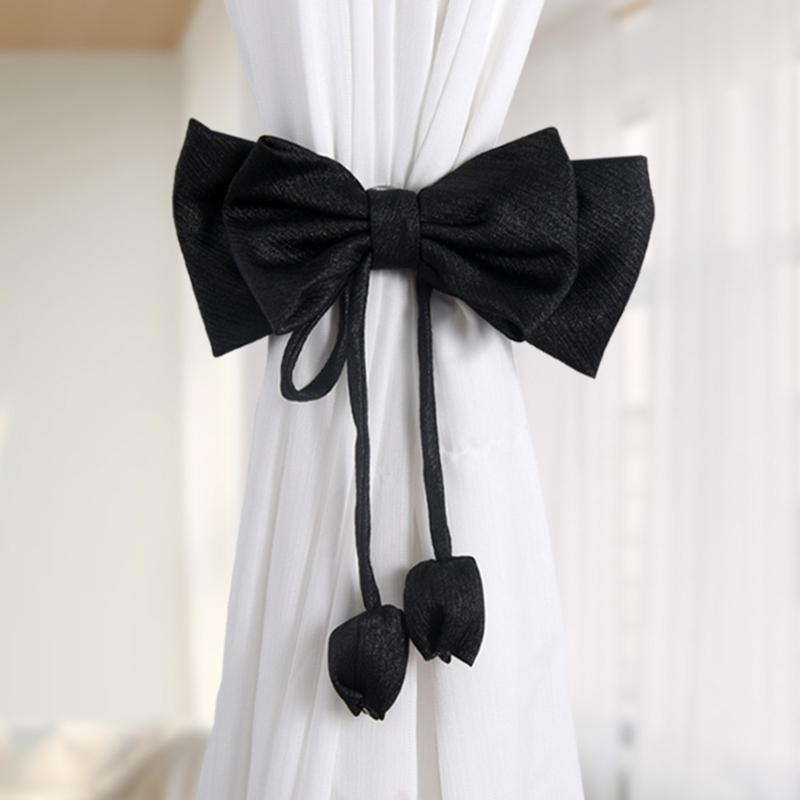 2 sztuki Eleganckie Różowe Kokardy Zasłony Podwiązki Klipsy Klamry Dekoracja Akcesoria Ślubne