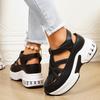Pegged Heels Women's Shoes Platform Shoes Hollowed-out Shoes Sandals
