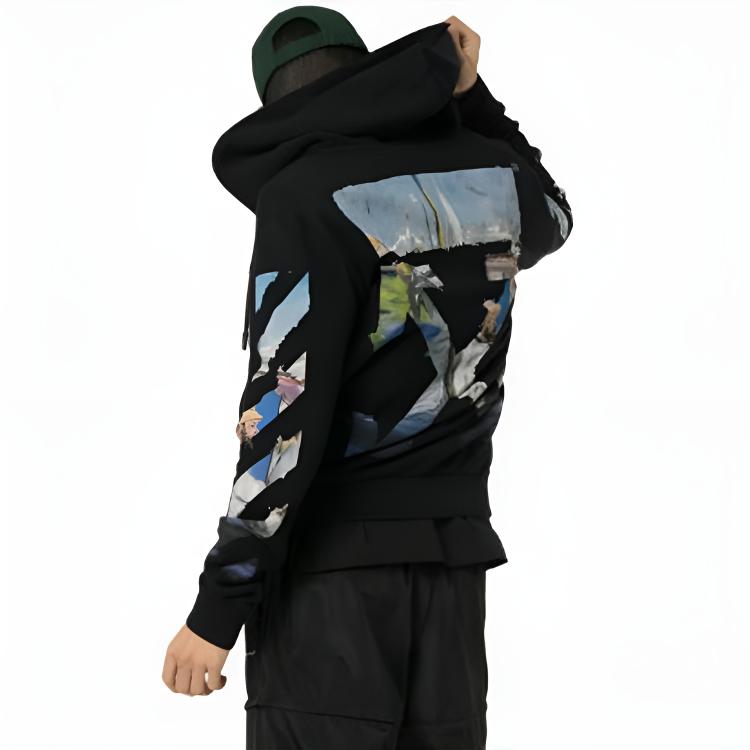 OFF WHITE Bluza SS19 Unisex Czarna OMBE001R190030121088