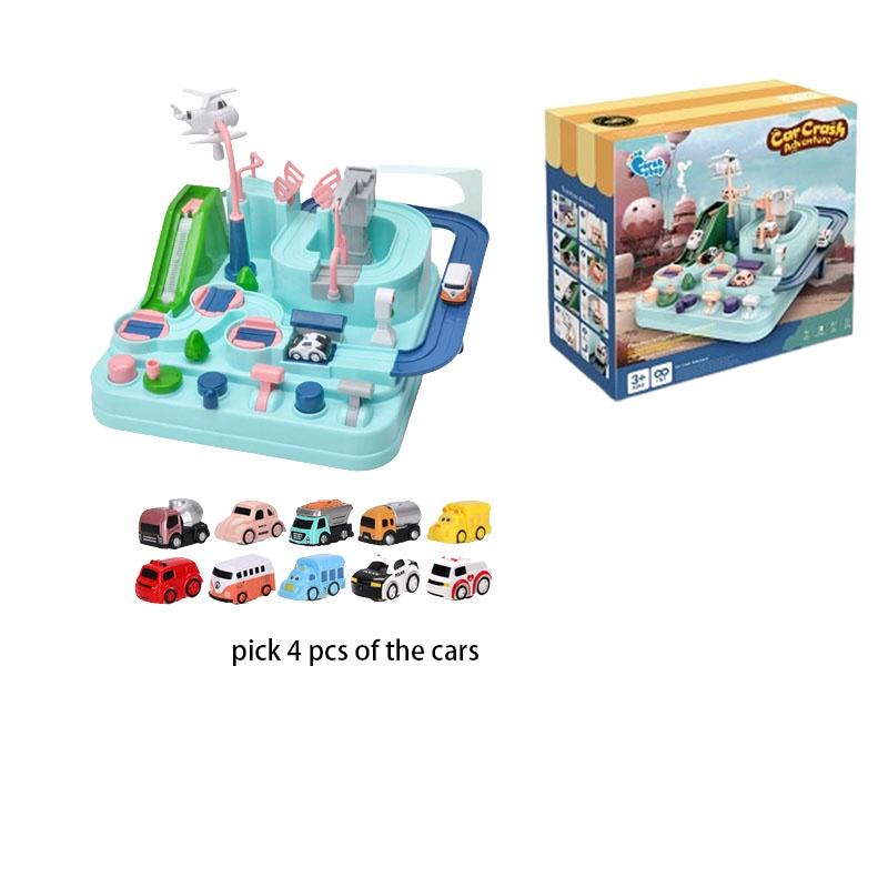 Children's Space-themed Adventure Car Set Educational And Fun Toy For Boys And Girls 4-6)