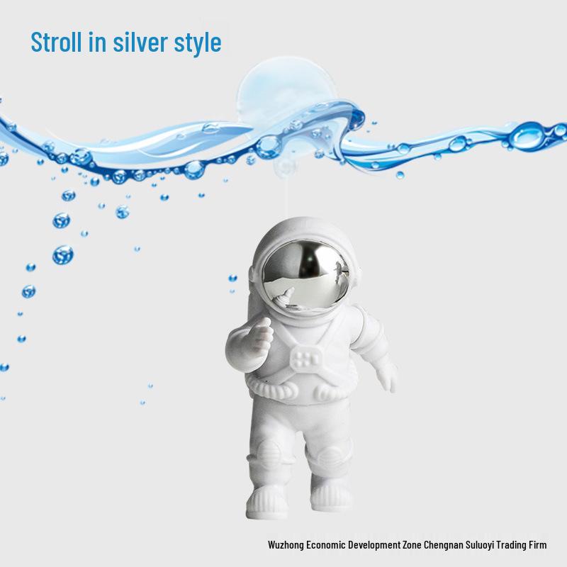 "Blue Diver Fish Tank Ornaments Set: Fat Man Figure & Floating Balls for Underwater Decor"