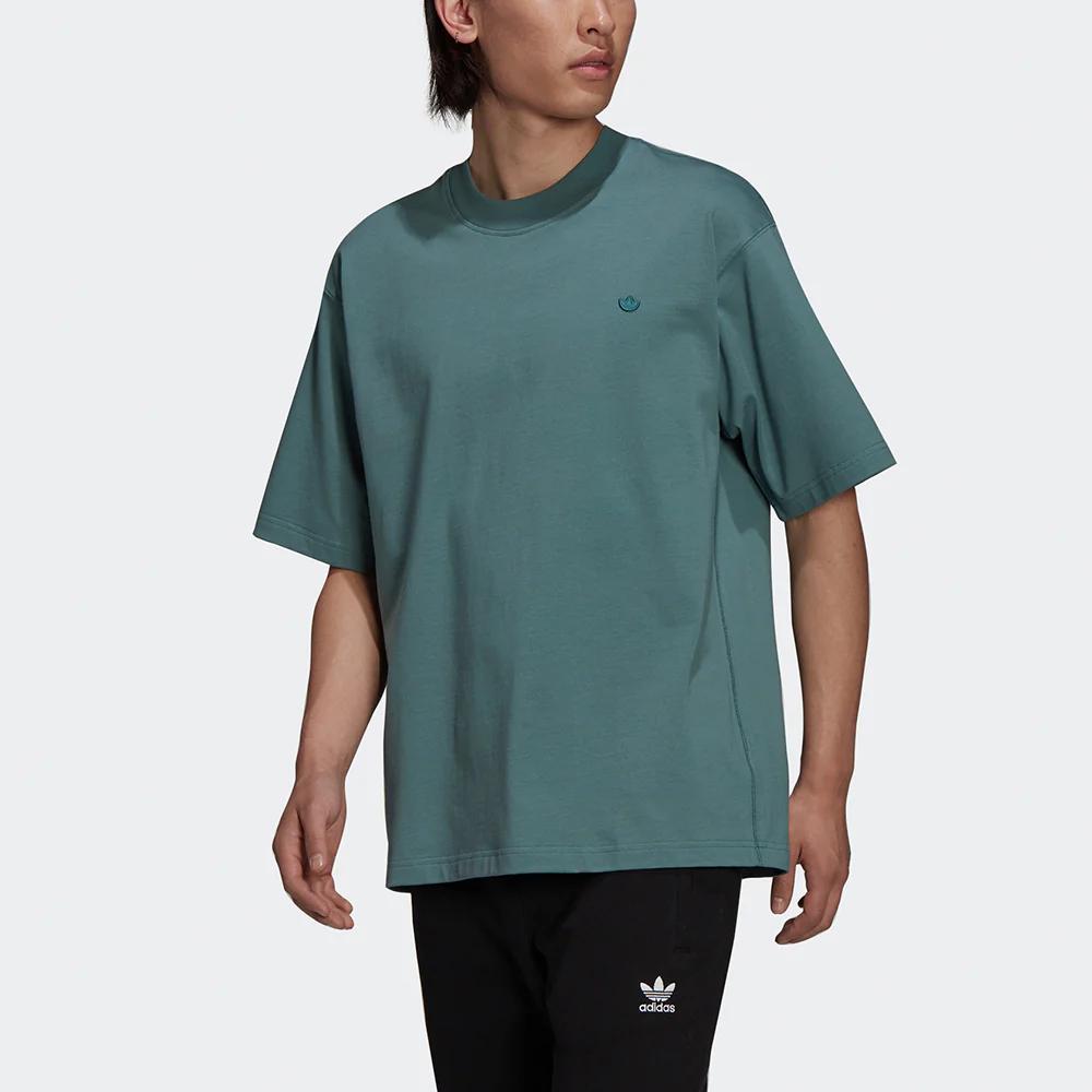 Adidas Originaler Adicolor-serien Kløverlogo Løs passform Sports-t-skjorte Herre Topper Grønn HC8588