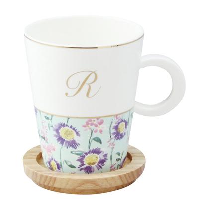 Diane Harrison Initial Mug [R] 430ml (with Coaster and Gift Box) 276589