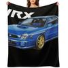 JDM WRX GDB Bugeye RALLY BLUE Throw Blanket Beautifuls christmas gifts Flannels Decorative Sofa Blankets