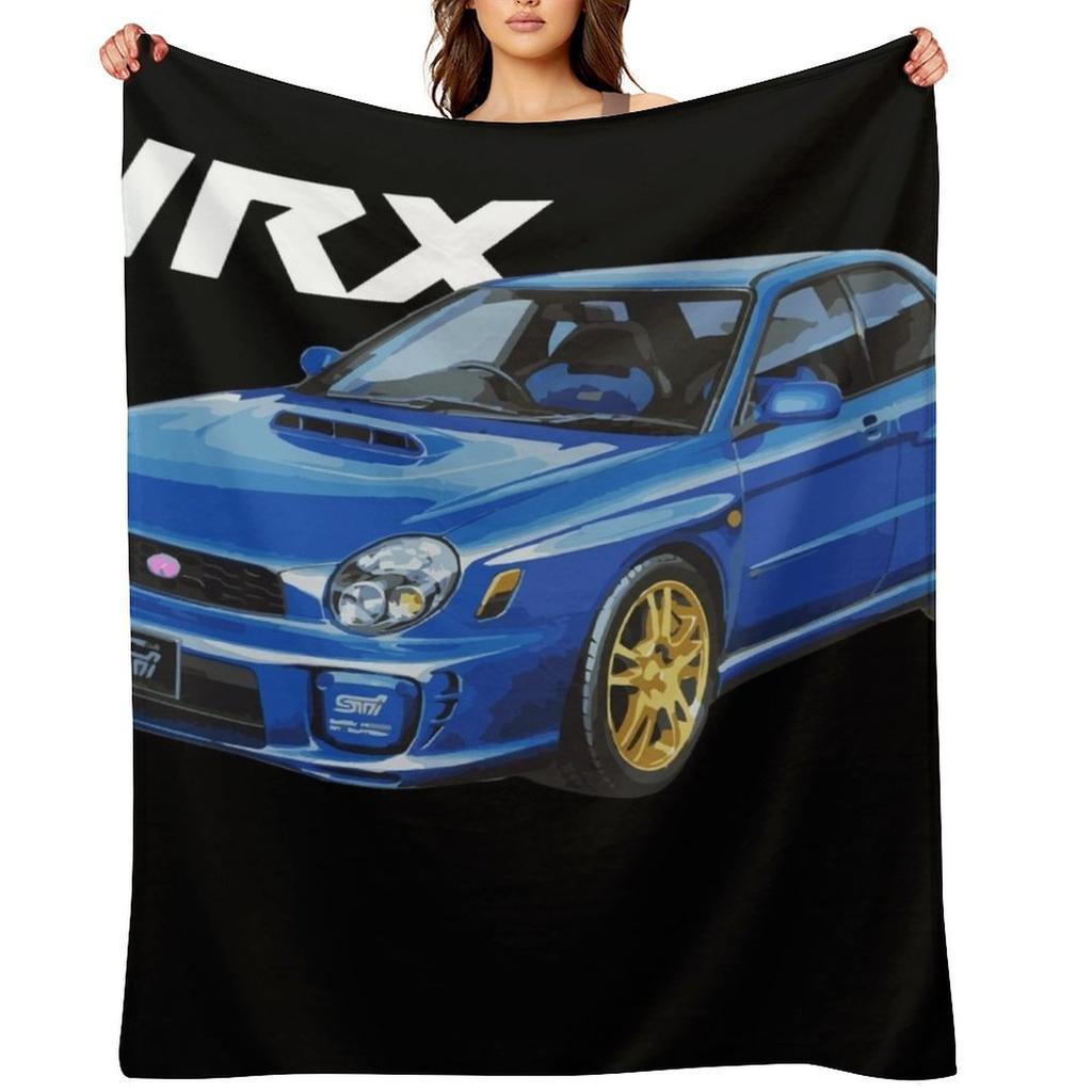 JDM WRX GDB Bugeye RALLY BLUE Throw Blanket Beautifuls christmas gifts Flannels Decorative Sofa Blankets