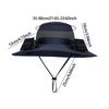 Chapeau Bob Réglable avec Ventilateurs Solaires pour Activités de Plein Air