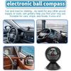 Car Compass, Vehicle Compass, Dash Mount Adjustable Compass Ball with Bottom Stick, Universal Car Accessories Navigation Hiking Direction Pointing