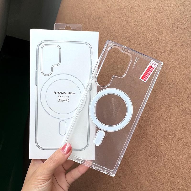 Samsung S26/S25 Ultra Magnetic Phone Case - Acrylic MagSafe Protective Hard Shell
