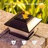 Solar Post Light with Auto On/Off, LED Landscape Lighting for Garden Pathways Fence Patio Posts
