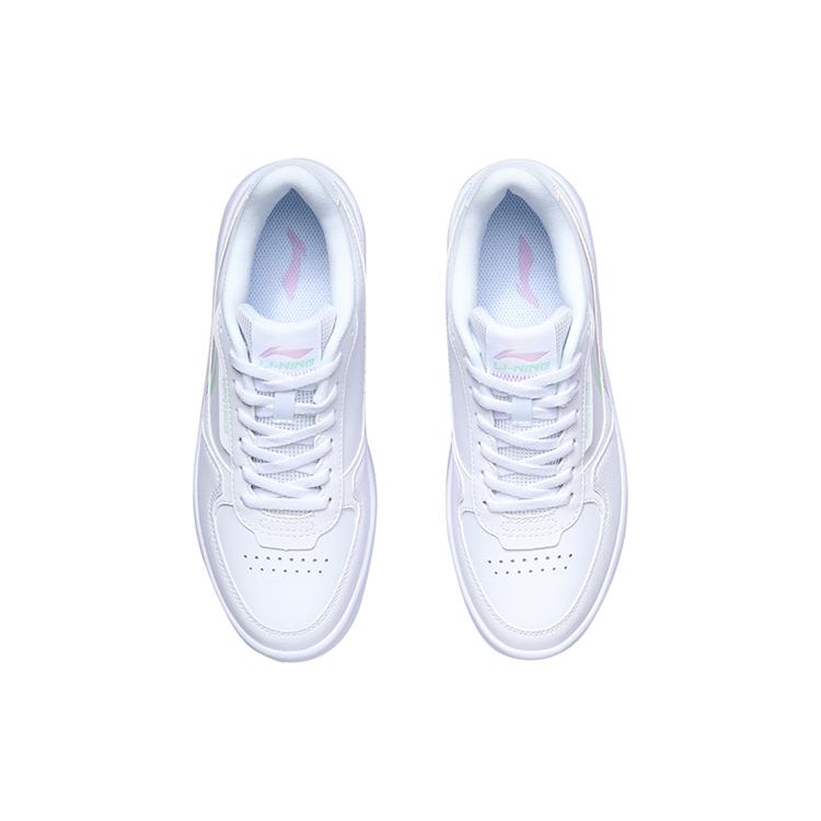 Li Ning Skateboard Shoes Women's Low Top White AGCR198-1