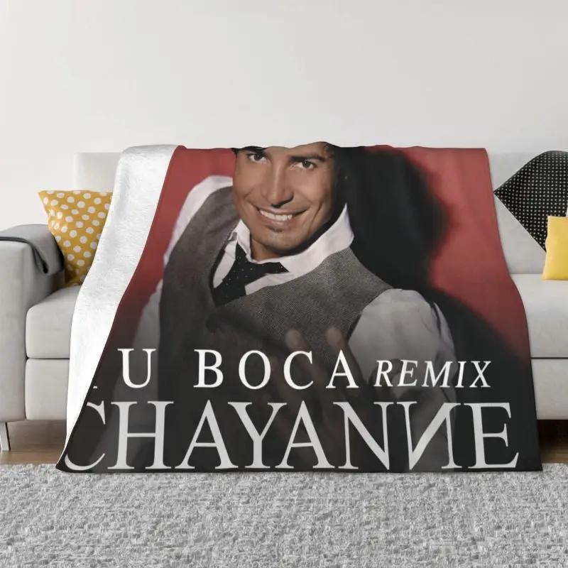 Chayanne Puerto Rican Latin Pop Singer Ultra-Soft Fleece Throw Blanket Warm Flannel Blankets for Bed Car Couch Bedspreads