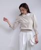 Yours BFXU1764 Collared Puff Sleeve Size Gray Women's Knit, M,