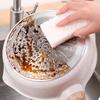 1/6/12pcs Clean Wood Pulp Cotton Scouring Pad Dishwashing Stain Removal Non Sticky Soft Sturdy Household Kitchen Cleaning Cloths
