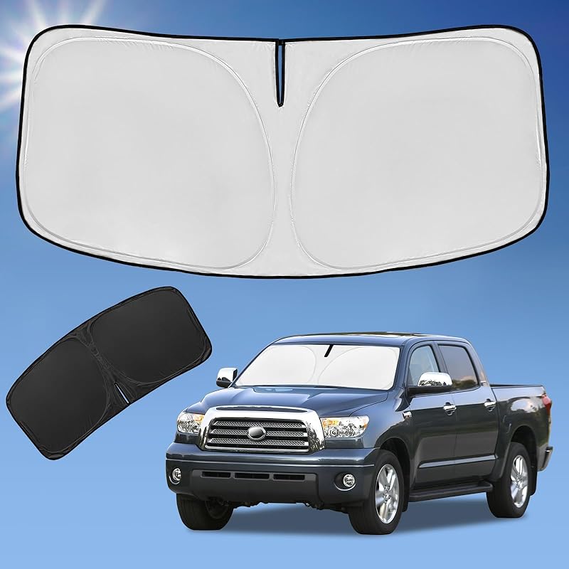 For Toyota Tacoma 2016- 2024 2025 2026 Sun Shade Sunshade Windshield Cover - 4 Layers Front Window Shade  Fit Tacoma 2Dr 4Dr Pickup Sun Visor 240T