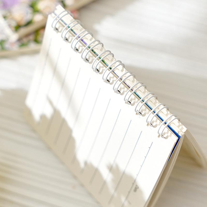 Verträumte Ölgemälde A7 Spiralnotizbücher: Literarische Frische Serie für Studenten, 6 Designs