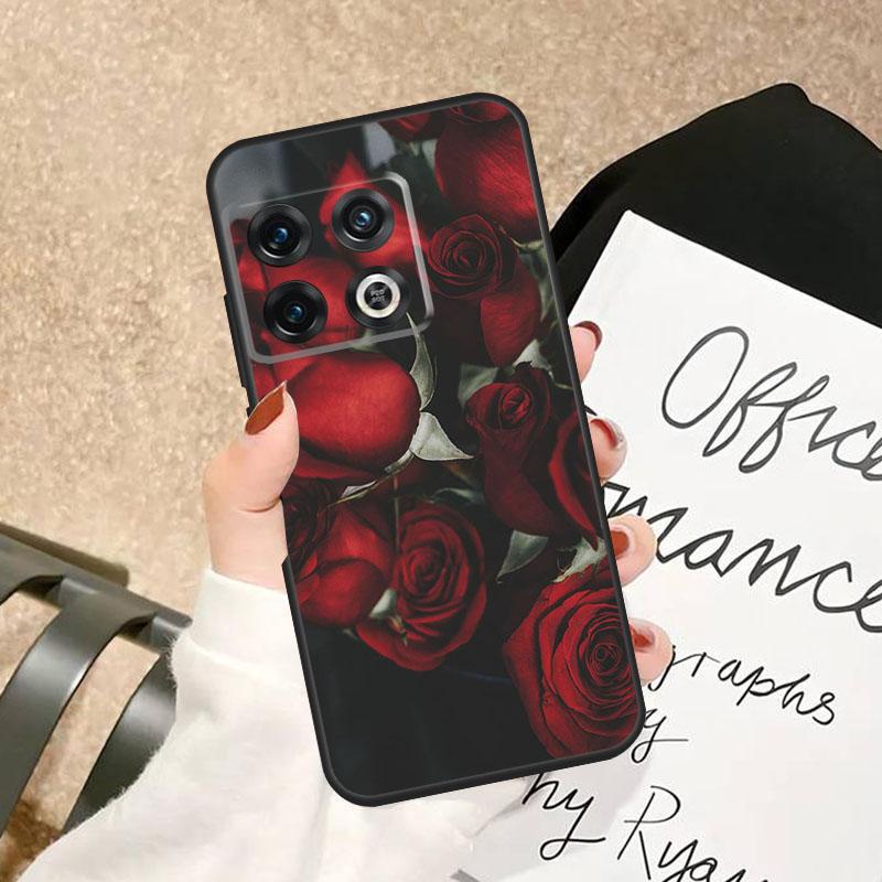 

Red Rose Case For OnePlus 15 R 12 12R 13T 13 13R 11 10 Pro 10T 8T Nord 5 CE 2 3 4 Lite N20 N30 Cover OnePlus Nord CE4Lite