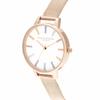 Olivia Burton Rainbow Rose Gold Mesh Watch OB16RB24 34mm Women's