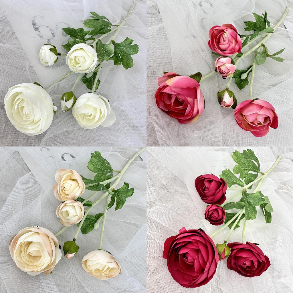 Rose Wedding Decor Artificial Flower Set With Velvet Texture For Home And Event Use