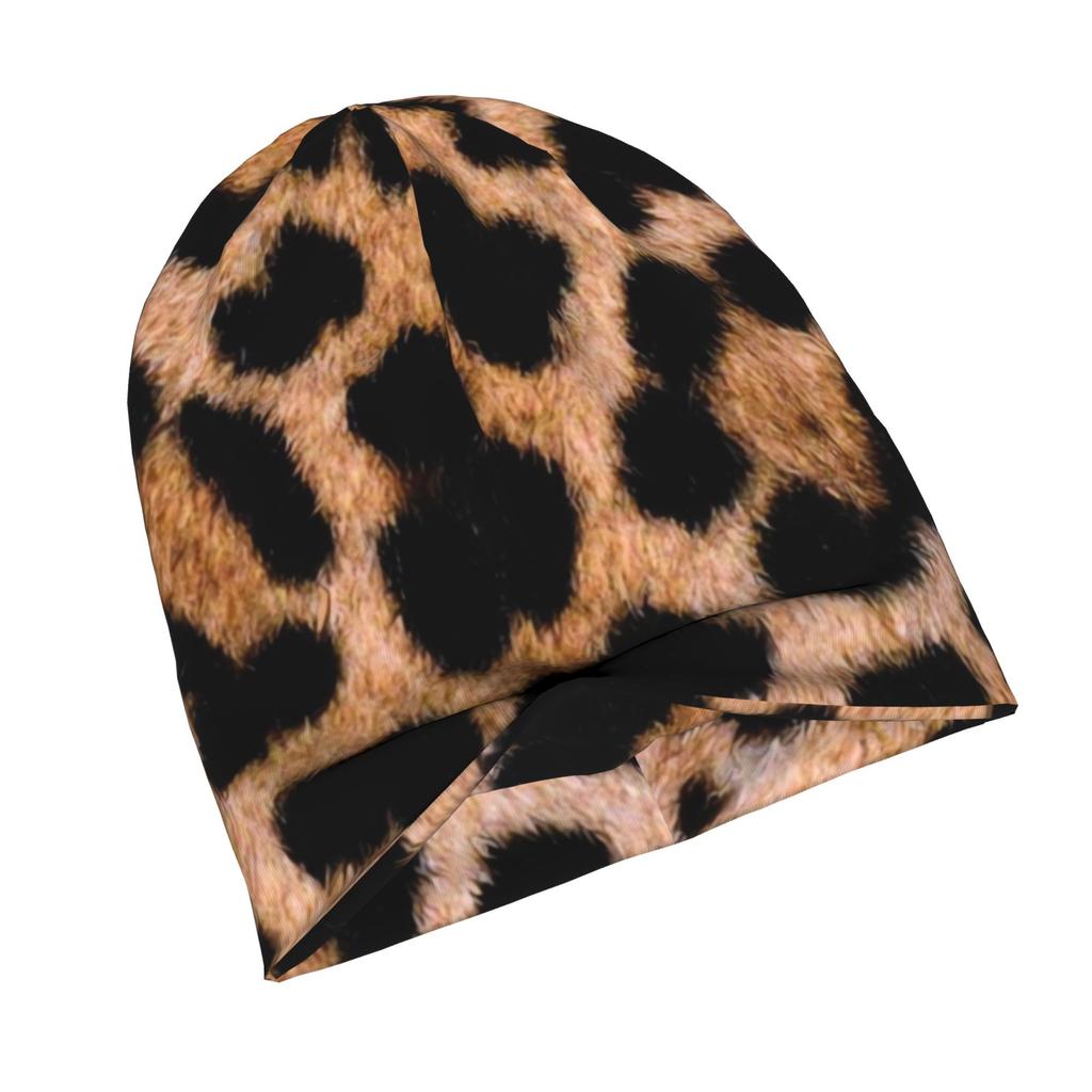 Cheetah Print Adult Knit Beanie with Easy Modern Style, Effortlessly Fits Into Seasonal Wardrobes And Pairs Well with Jackets Or Casual Looks