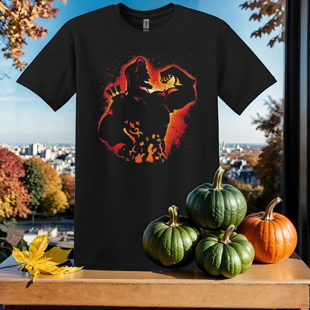 Retro Disney Villains Gaston T-shirt T shirt Men Women Unisex Tshirt SY628 M