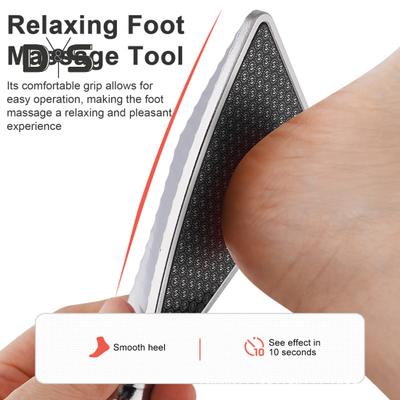 Nanoglass Foot File Callus Remover Dead Skin Removal Brush for Gentle Exfoliation Professional Pedicure Tool
