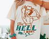 The Hell I Won't Tee, Cowboy Tee, Vintage Inspired Cotton T-shirt, Comfort Colors T-shirt, Size Up For Oversized Tee, Western Graphic Tee