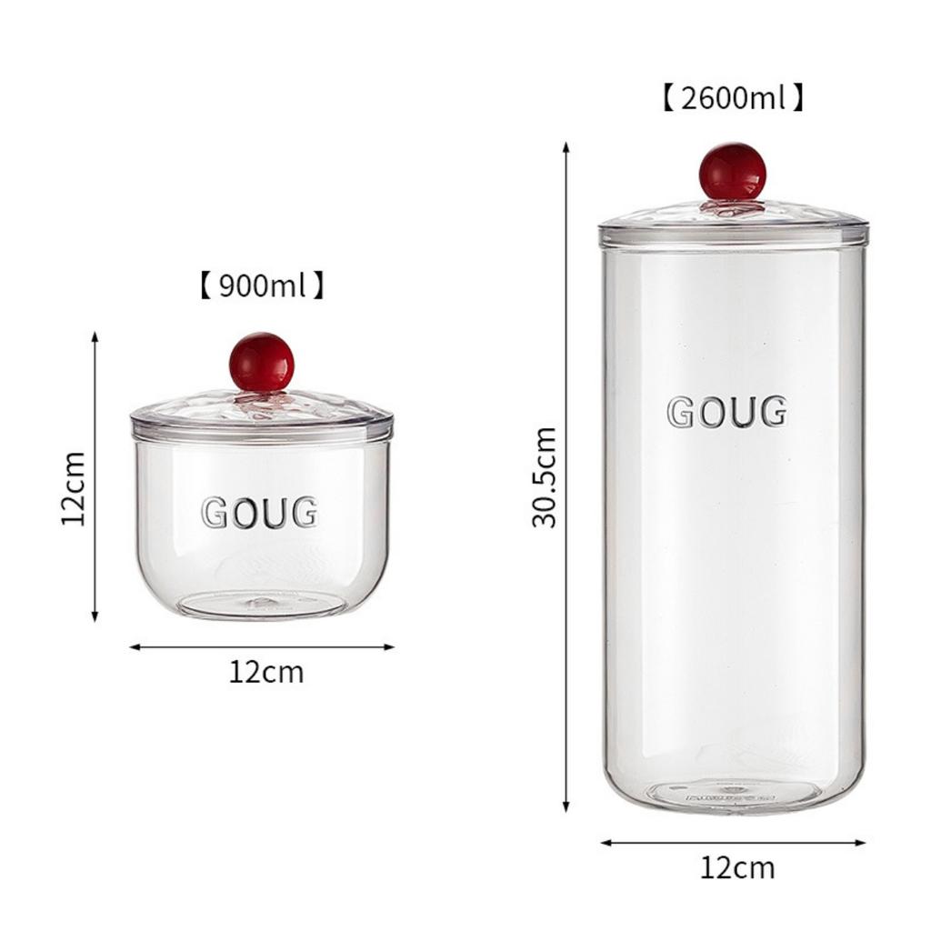Transparent Storage Box Food Grade Organizer Protective Water-proof Dust-proof Kitchen Accessories Spice Snacks Nuts Container