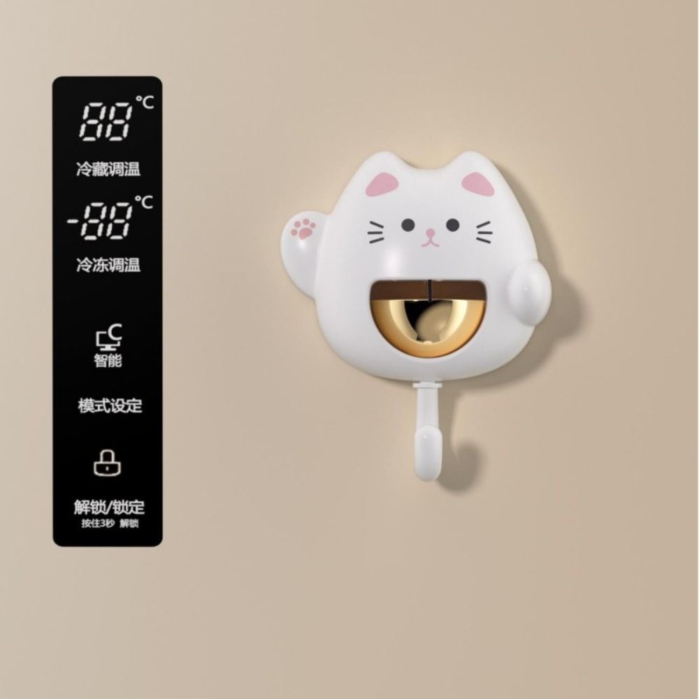 Cute Cat Magnetic Doorbell with Hook Entrance Door Bell New Wind Chime Pendant Home Decor