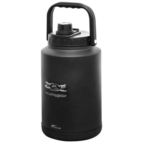 FIELDOOR Northern Cooler Ice Bottle, 3.8L, Black, Small Ice Container, Ice Jug, Ice Bottle, Water Jug, Camping Ice Container, Outdoor Ice Insulation,