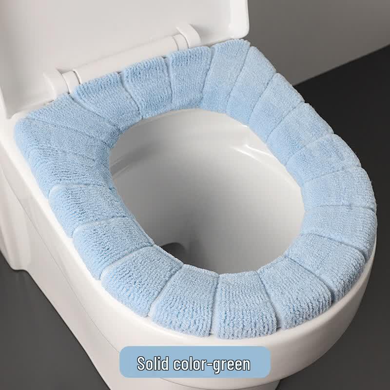 Haishidike Winter Plush Knitted Toilet Seat Covers (10-Pack)