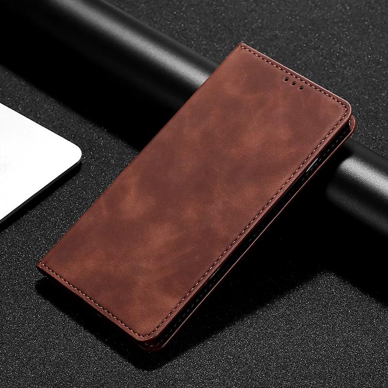 Funda de Cuero de Lujo Para Xiaomi Redmi Note 8 2021 8T 9 9T 9S Note 4 4X 5 5A Prime 6 7 Pro Max Flip Protectora Magnética Bolsas