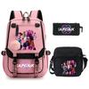 KPop Demon Hunters Korean version of student school bag children's backpack pencil bag set