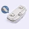 Scatola Multifunzione per Occhiali da Auto Portatile Porta Occhiali da Sole per Auto Porta Occhiali da Guida per Auto Custodia per Occhiali con Interruttore a Pressione Parasole