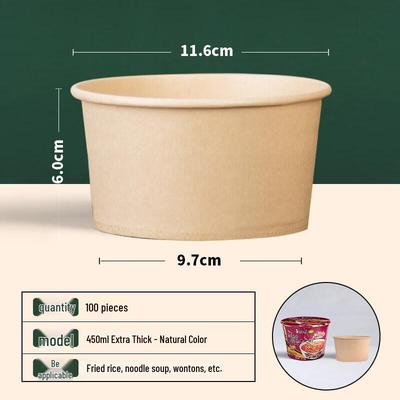 Disposable Paper Meal Bowl