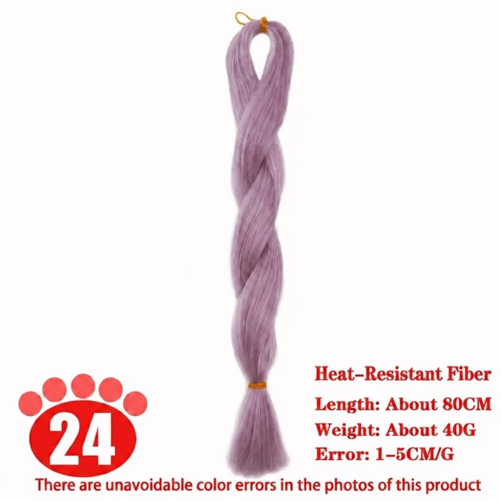 80cm Heat-Resistant Fiber Doll Hair Hand-crocheted Doll Hair for BJD SD Doll Doll Hair
