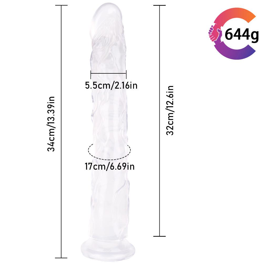 MoDi 32cm vkládací silikonový velký dildo realistický penis se silnou přísavkou Sexy hračky pro ženy