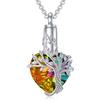 Herzbaum Halskette Gedenkschmuck Geschenke für Frauen Mädchen