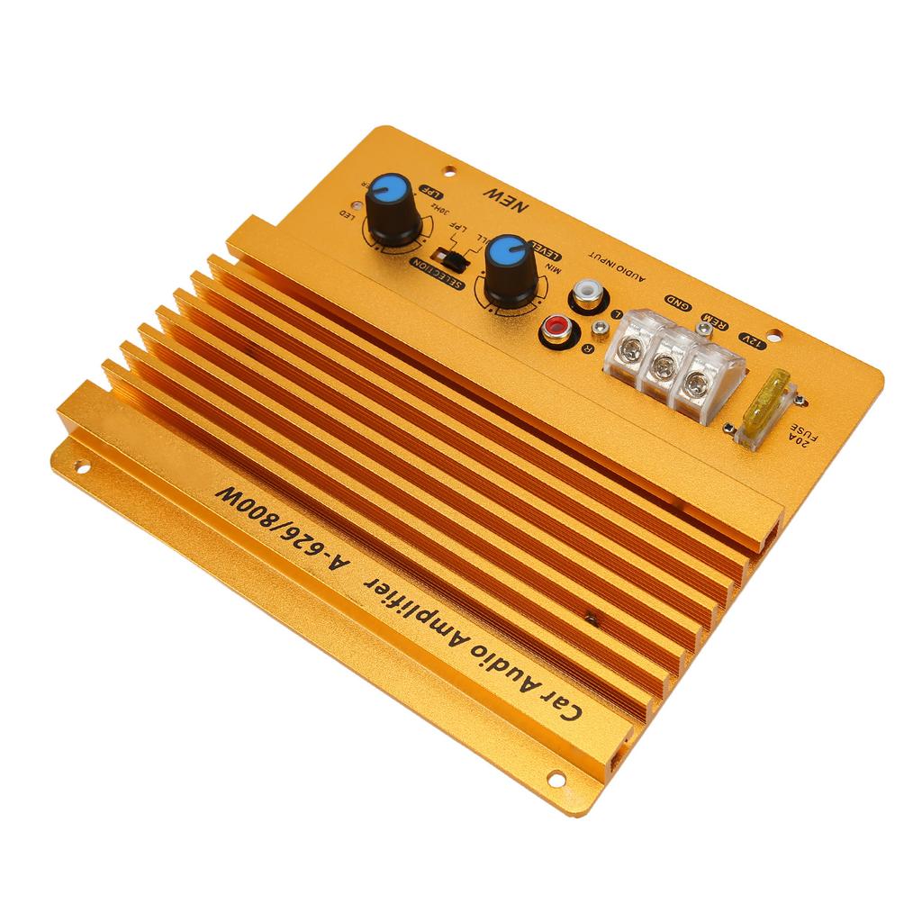 12V 800W Car High Power Amplifier Precise Heat Dissipation Stereo Amplifier for Vehicle