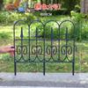 2 stk Gjerdebarriere Dyresikker Landskap Dekorativ Rustsikker Hjem Gårdsplass Dekor Bøybar Ornamental Rullemønsterdesign