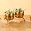 Stainless Steel 304 Korean Style Seasoning Jar Set for Home, Cafeteria, or Hotel Use