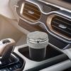 LED with Lid ,Portable Interior Rhinestones Decoration Trash Can Cup Outdoor Holder , Use